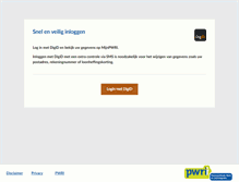 Tablet Screenshot of mijn.pwri.nl